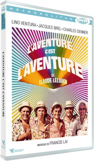 DVD *** L'AVENTURE C'EST L'AVENTURE *** avec Lino Ventura ( Neuf sous blister )