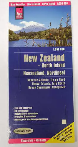 Landkarte Neuseeland, 2018