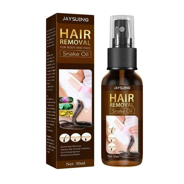 Aceite de serpiente natural permanente spray inhibidor del crecimiento capilar Stop V2I5