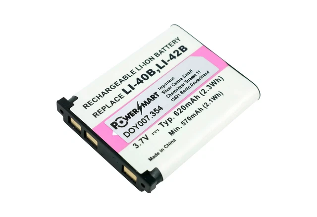 Battery for Fujifilm FinePix V10, CS-NP40FU 850mAh Li-ion