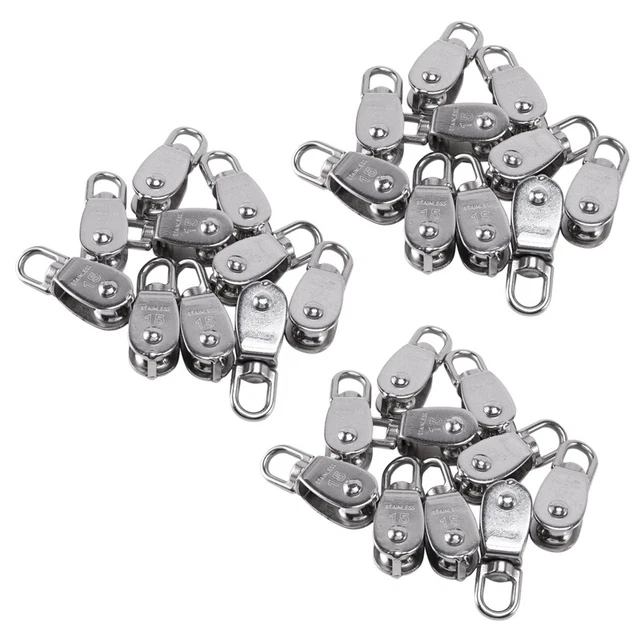 Puleggia gru M15 gancio girevole puleggia singola filo sospeso TowiJ3T6