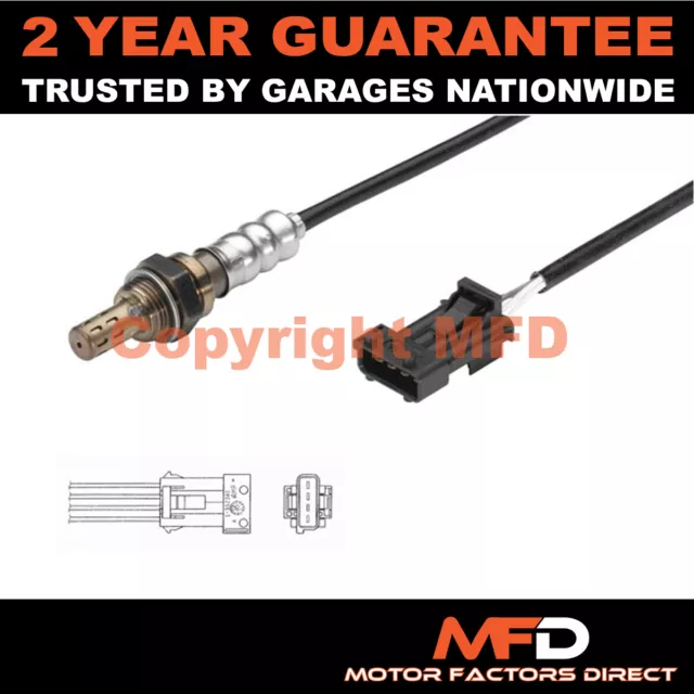 Peugeot 106 Mk2 1.6 16V Gti (1998-1999) 4 Wire Front Lambda Oxygen Sensor Probe