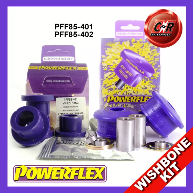 Powerflex Horquilla Cojinete Kit Road Serie Para VW Polo 6N / 6N2 95-02