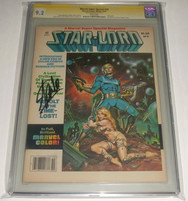 Marvel Super Special Star Lord 10 CGC 9.2 Signed Stan Lee Guardian of the Galaxy