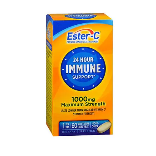 Ester-C Vitamine C Revêtu Comprimés 1000 MG 60 Tablettes Par Ester-C