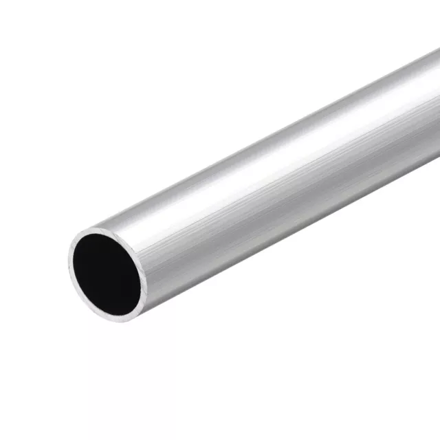 6063 Aluminum Round Tube 300mm Length 16mm-20mm OD Seamless Straight Tubing