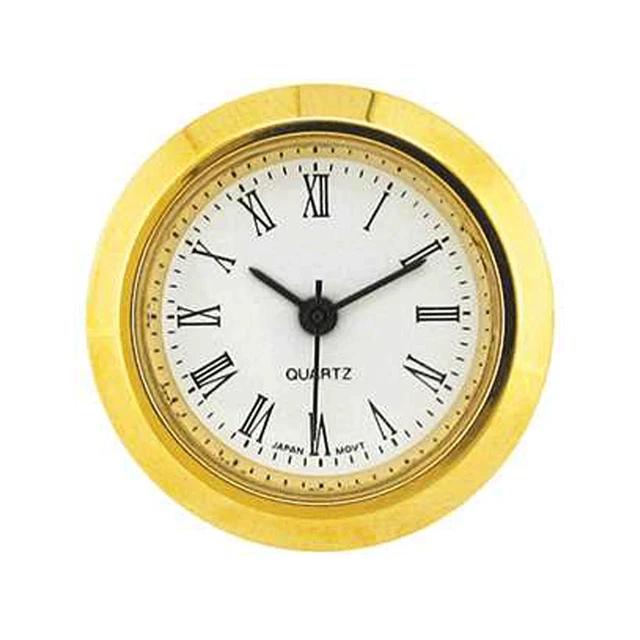 NEW MINI QUARTZ Clock Movement Insert, Arabic Numerals 55 mm Ø Bezel
