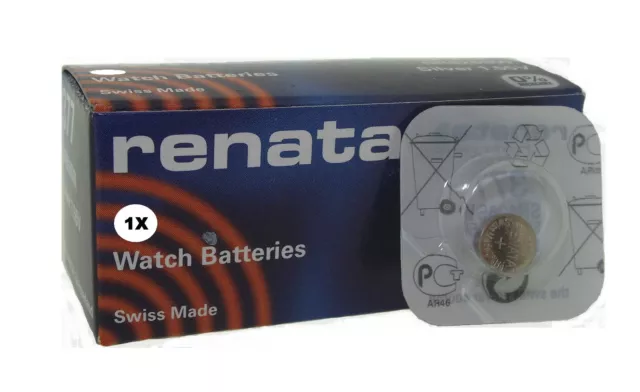 Renata 317 Silver 1.55v watch battery replaces SR516SW