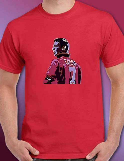 T-shirt Unisex Eric Cantona In Cotone Nero, Design Grafico Unico, Regalo Ideale Per Ogni Occasione - 3