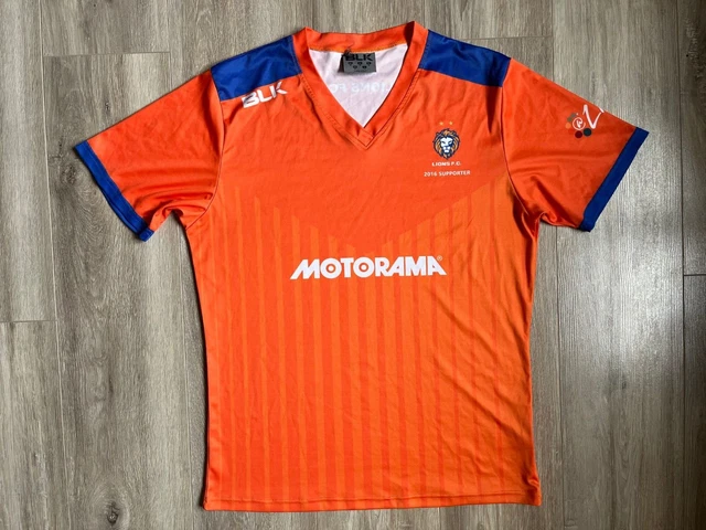 QUEENSLAND LIONS FOOTBALL Shirt Australia Soccer BLK Jersey 2016