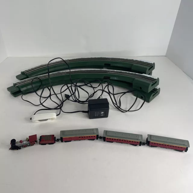 Vintage Bachmann Trim-a-Train Holiday Express N Scale 1993 Xmas Set FOR REPAIR