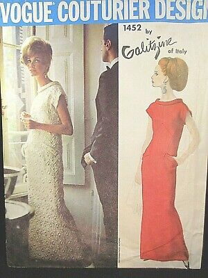 Vogue Couturier Design Pattern 1452 Galitzine of Italy Size 16
