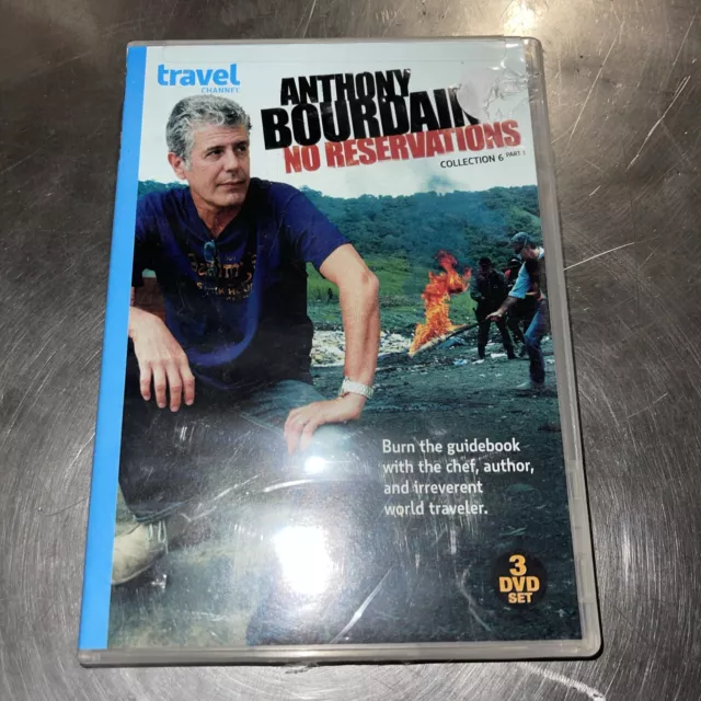 Anthony Bourdain: No Reservations Collection 6/Part 1 -3 DVDS.