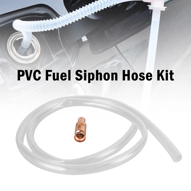 15MM APPLICABLE TUBE PVC Fuel Siphon Hose Copper Jiggler Jiggle Siphon
