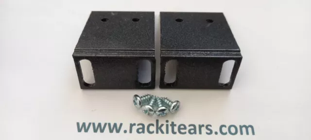 Rack ears to fit Korg Wavestation SR Z3 A2 A3 03RW M3R with mounting screws