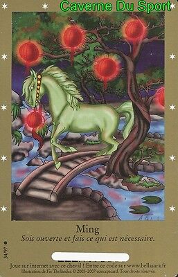 Carte Cheval Cards Horse BELLA SARA  " Fleurs du Soleil " N° au choix 