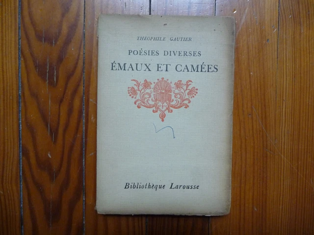 Emaux Et Camées De Théophile Gautier - Édition Illustrée 1923 Par Caruchet En Reliure Cuir