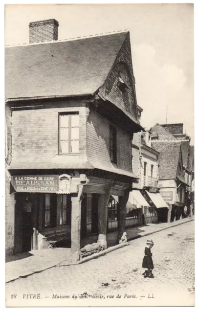 CPA 35 - VITRE (Ille et Vilaine) - 28. Maisons du XVe siècle, rue de Paris