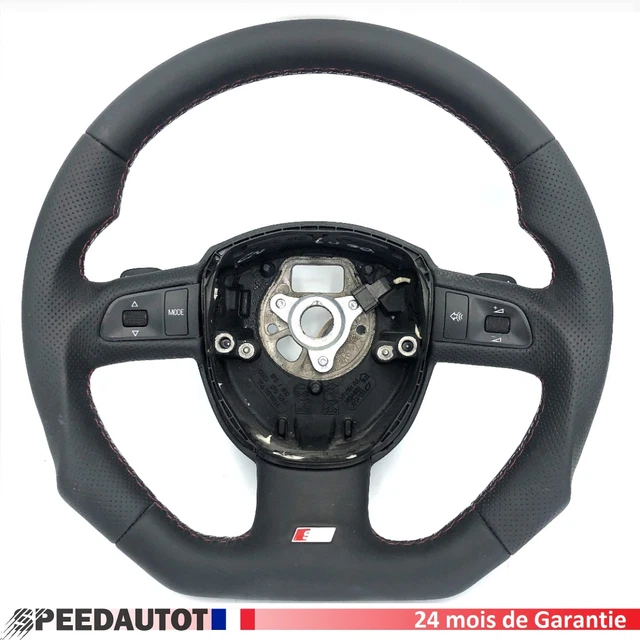 Palettes De Changement De Vitesse Pour Volant Audi - Compatible Nombreux Modèles (A3, A4, A5, A6, Q5, Etc.) - Noir Carbone