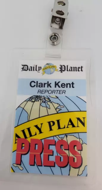 Superman Smallville ID Badge-Daily Planet Clark Kent Reporter Cosplay