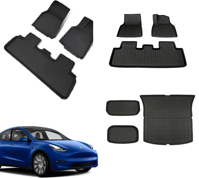 UK TESLA MODEL Y Floor Mat Boot Front Lower Trunk Liner Mat TPE Right Hand Drive £69.99
