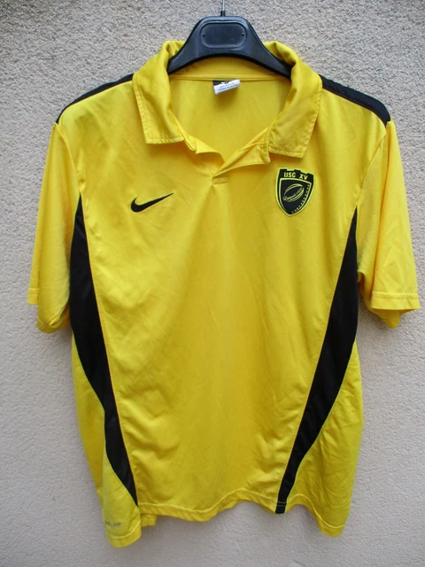 Maillot De Rugby Vintage MJC XIII Carcassonne - Force XV - Taille XL - Porté N°10