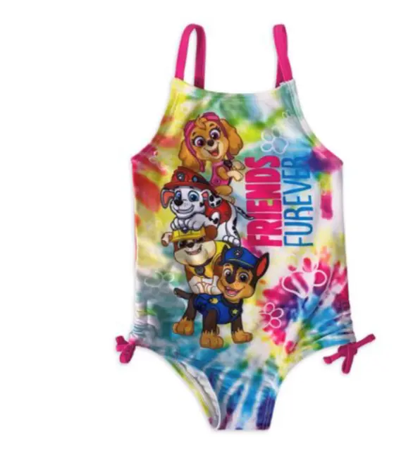 Swimsuit toddler girls new sizes 2T, 3T or 4T Nickelodeon Paw Patrol UPF50+