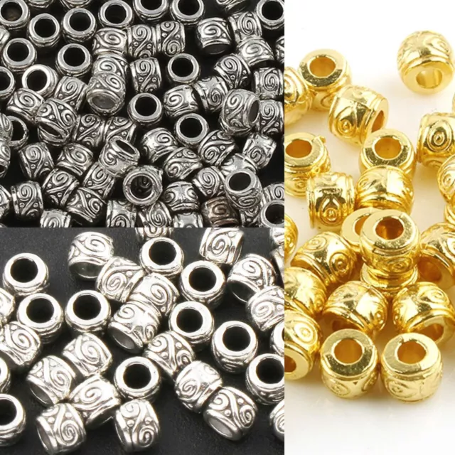 100 Zwischenteile 4mm Stern Metallperlen Spacer Perlen Für Basteln Schmuck