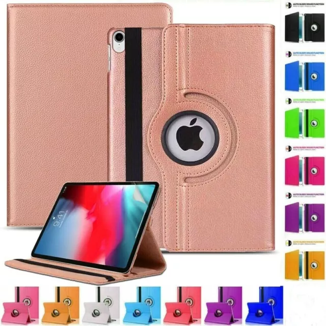 For Apple iPad 9th Generation 10.2" 2021 360° Rotating Smart Leather Case Cover