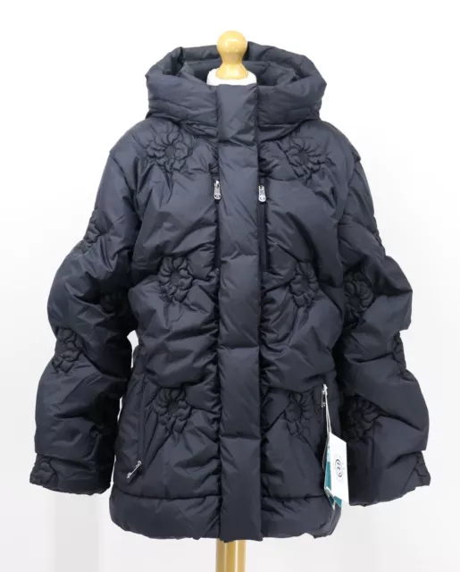 Poivre Blanc Rose Oversized Parka Womens Down Jacket Coat Blue Rrp £410 Ad