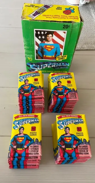 1978 Topps SUPERMAN The Movie Trading Cards - Series 2 Sealed Pack