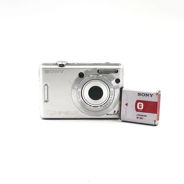 【美品】SONY Cyber-shot DSC-W35　シルバー　動作確認済 Sony Cyber-shot DSC-W35 7.2MP Digital Camera - Silver for