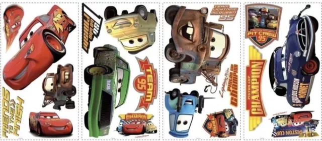 RoomMates Disney Pixar Cars Piston Cup Champs Peelable Stickers RMK1520SCS