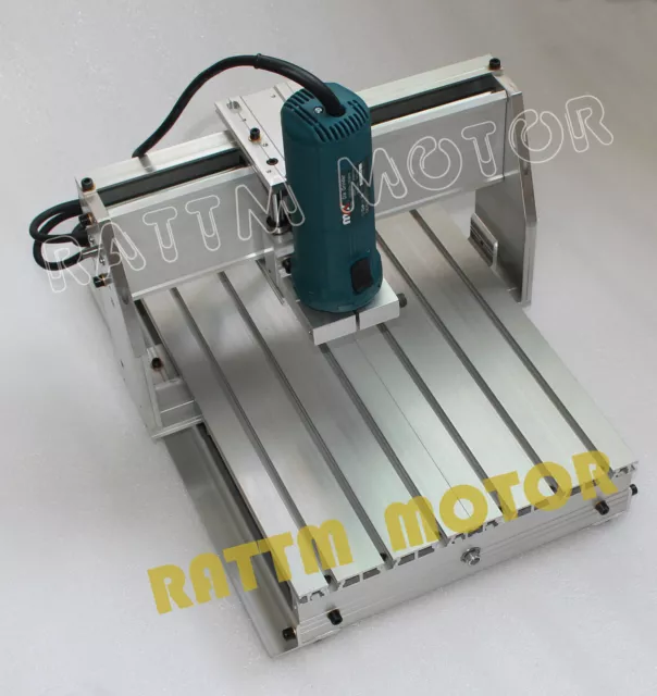 【DE】 Desktop 3040 Ball Screw Wood Cutting CNC Router Milling Machine Frame 43mm 2