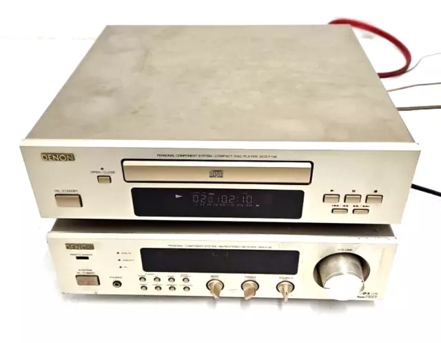 Denon DRA-F100 FM Stereo Receiver mit DCD-F100 CD Player