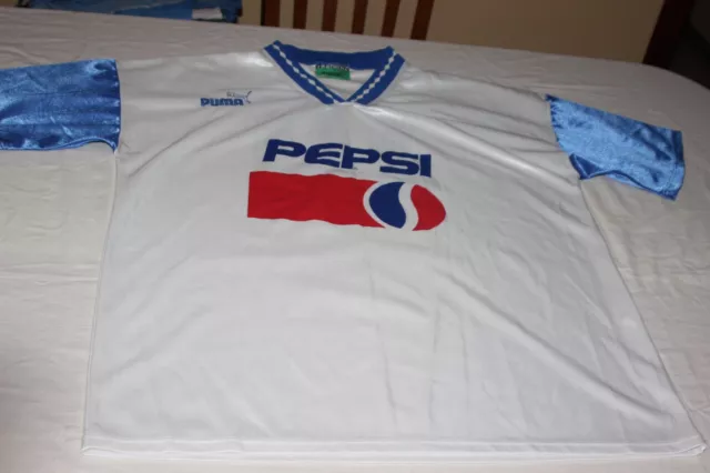 Maillot Officiel De Football Vintage Marque Puma Taille XL Publicité Pepsi N 10