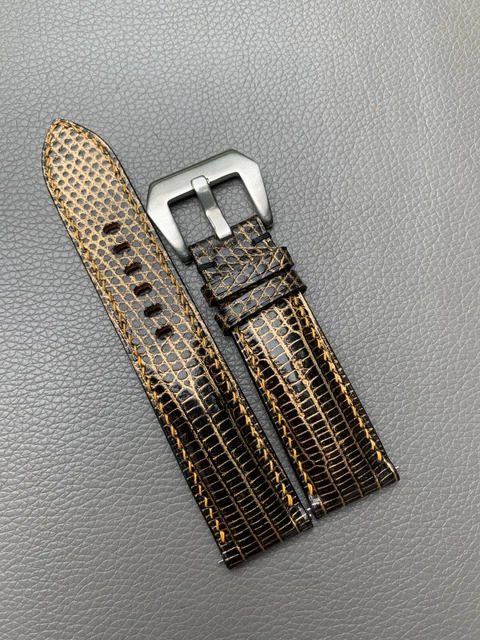 Cinturino Orologio Pelle Rally 18mm 20mm 22mm 24mm Nero - Foto 6