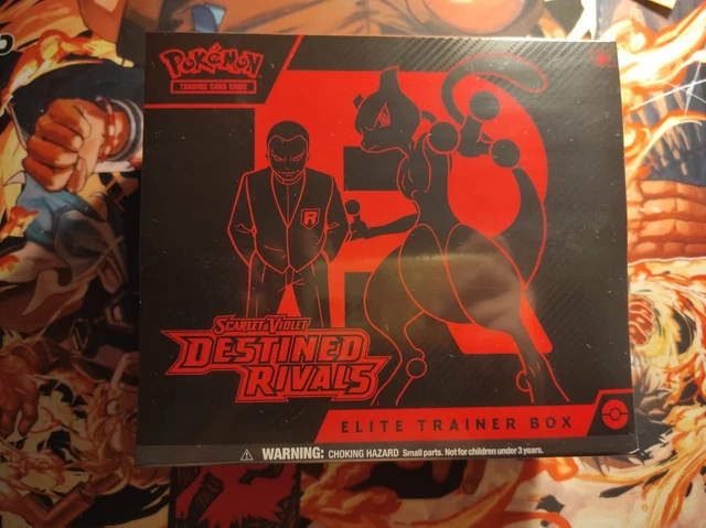POKÉMON TCG SCARLET & Violet Destined Rivals Elite Trainer Box ETB ...