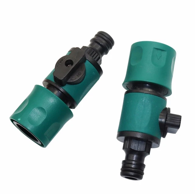 Hose Pipe Tap Shut Off Valve Fitting Connector Garden Garden Quick Coupler Hot