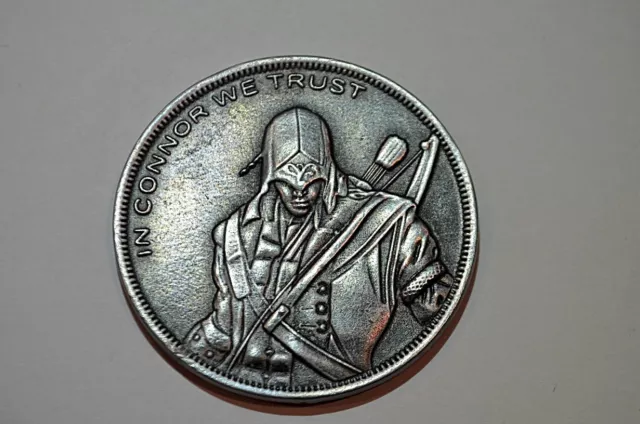 Assassin's Creed III - In Connor We Trust - Promotional Coin Medallion 3 NEW