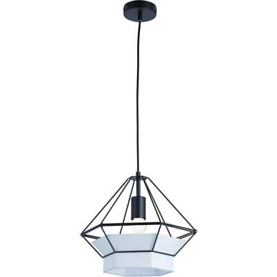Paris Prix - Lampe Suspension Design "geraldine" 135cm Noir
