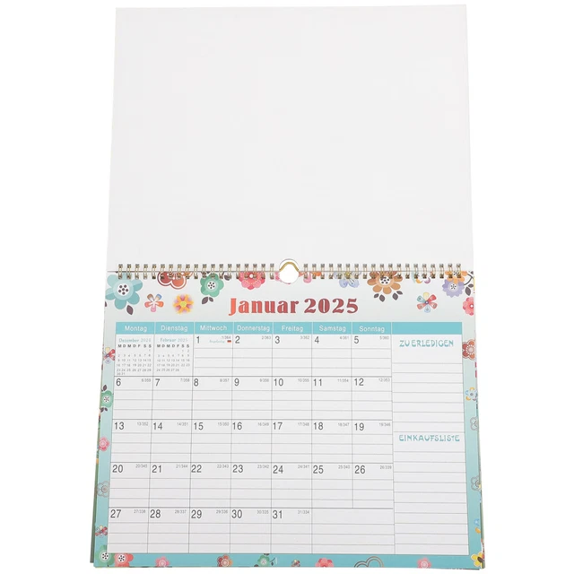 2024 TO 2025 Calendar German Holidays Monthly 20242025 English Double