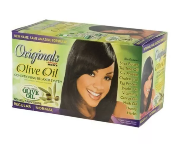 Africa's Best Originals Olive oil No-Lye Relaxer System * Regular * AU STOCK