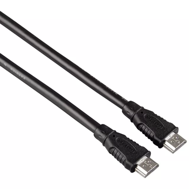 Hama 1,8m High-Speed Câble HDMI Câble de Connexion 3D HD Full-Hd TV 1080p PC Etc