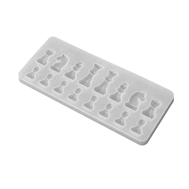 Silicone Resin Chess Mold Jewelry Pendant Making Mould Craft Handmade DIY Tool