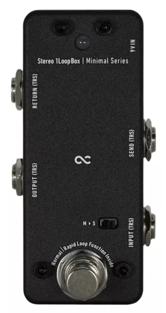 ONE CONTROL Minimal Série Stéréo 1 Loop Box - True Bypass Looper