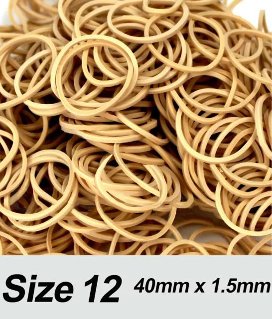 RUBBER ELASTIC BANDS Thick 4 LARGE STRONG HEAVY DUTY 102mm x 6mm