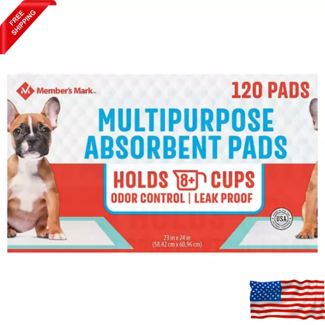 Member'S Mark Pet Training Pads, 23" X 24" (120 Ct.)