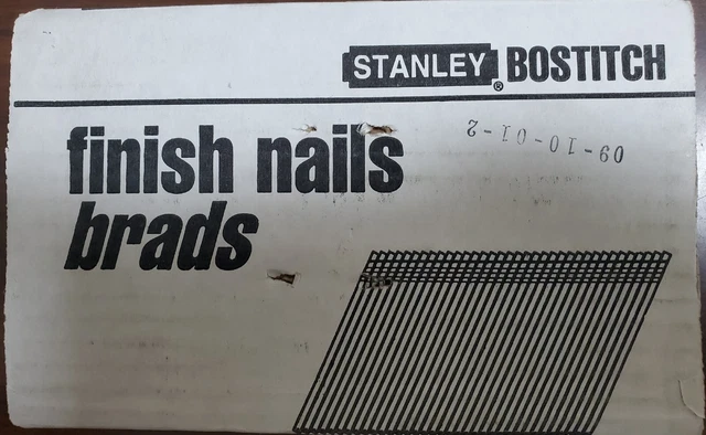 Bostitch FN1624 1-1/2" 16GA Angled 34-Deg Finish Nail Brads ** BOX OF 5000 **