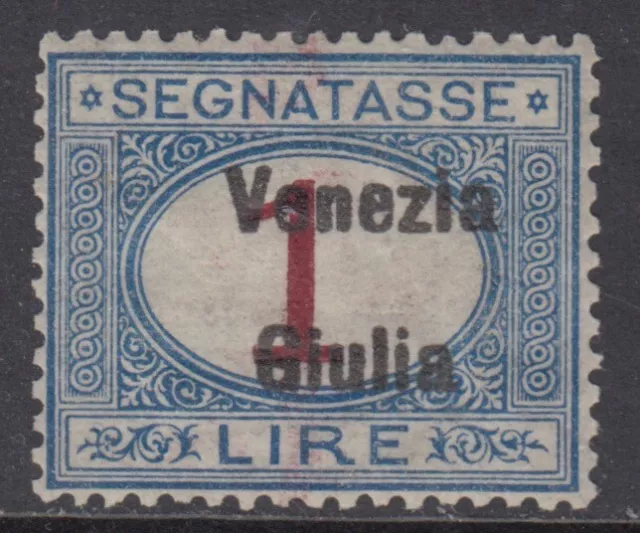 Italy 1918 - Venezia Giulia Tax n.7 cv 6000$ Super Centered MNH** Certificate